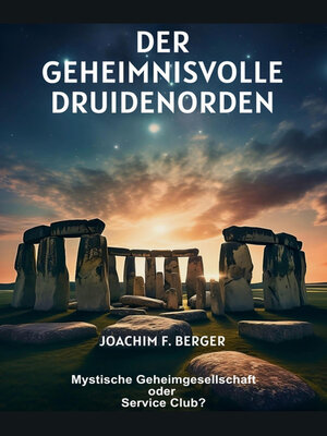cover image of Der geheimnisvolle Druidenorden